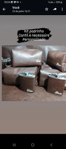 10 Kit Necessaire e Cantil