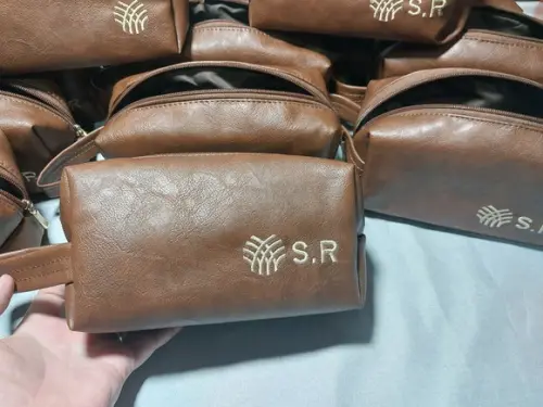 4 Necessaire Box m Cor Caramelo