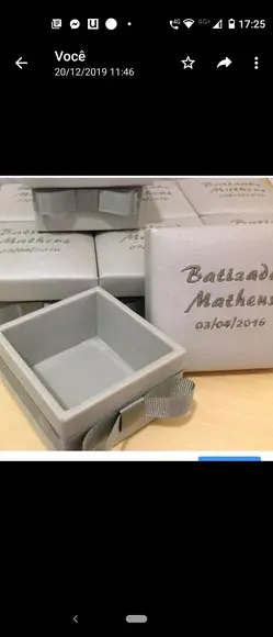 Caixa batismo