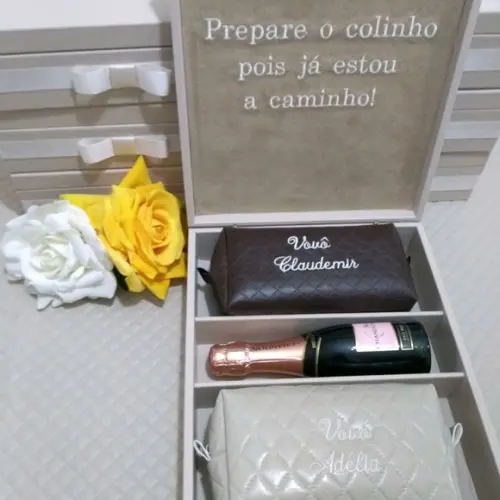 Caixa convite para padrinhos
