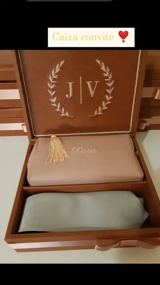 Caixa Padrinhos De Casamento