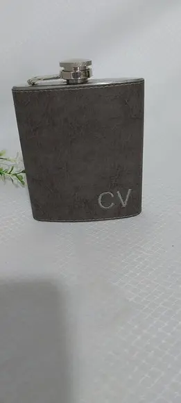Cantil Couro Cinza Manchado
