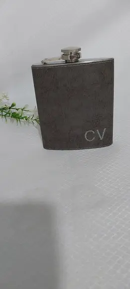 Cantil Couro Cinza Manchado