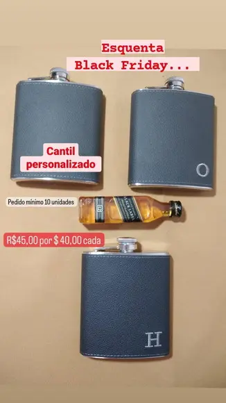 Cantil em Couro Liso Promoção