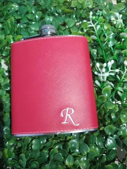 Cantil Padrinho Couro Vermelho