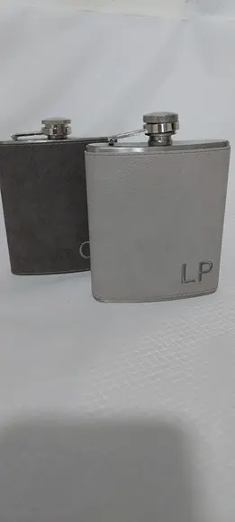 Cantil Personalizado Couro Cinza Claro