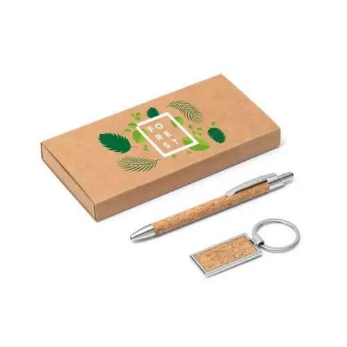 Kit 25 Caneta Caneta Esferográfica e Chaveiro Personalizados