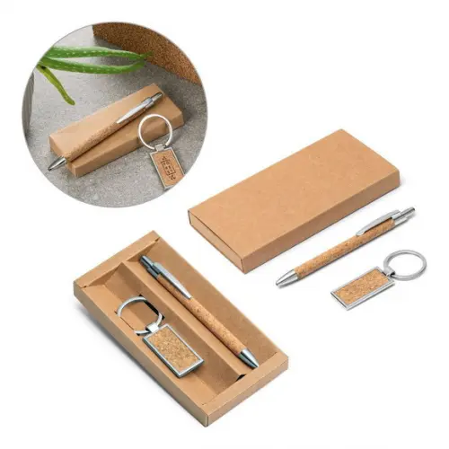 Kit 25 Caneta Caneta Esferográfica e Chaveiro Personalizados