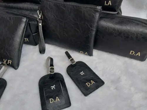 Kit Necessaire , Tag de Mala e Clutch