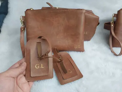 Kit Necessaire , Tag de Mala e Clutch