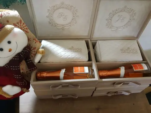 Caixa Convite Personalizada para Padrinhos de Casamento | Caixa