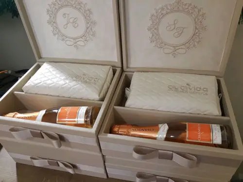 Caixa Convite Personalizada para Padrinhos de Casamento | Caixa