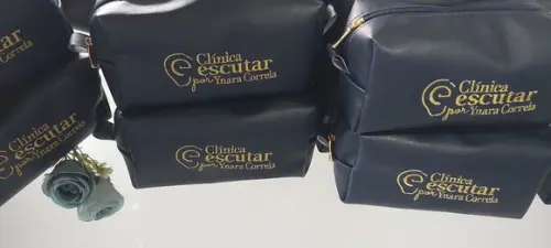 Necessaire Box com Logo Bordada