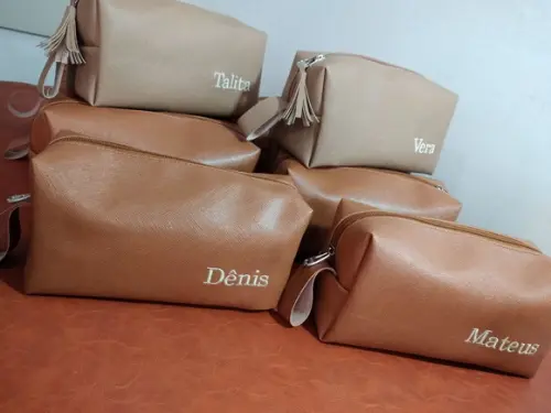 Necessaire Box G em Couro Personalizado