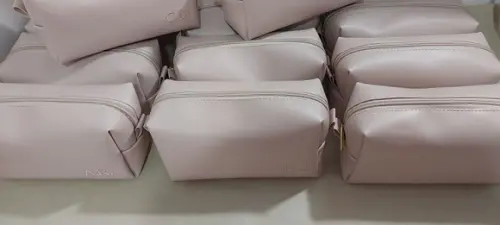 Necessaire em Couro Nude