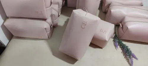 Necessaire em Couro Nude