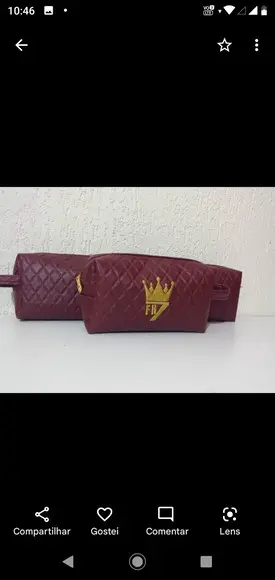Necessaire em Couro Promoção