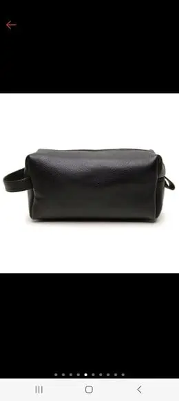 Necessaire Masculina em Couro