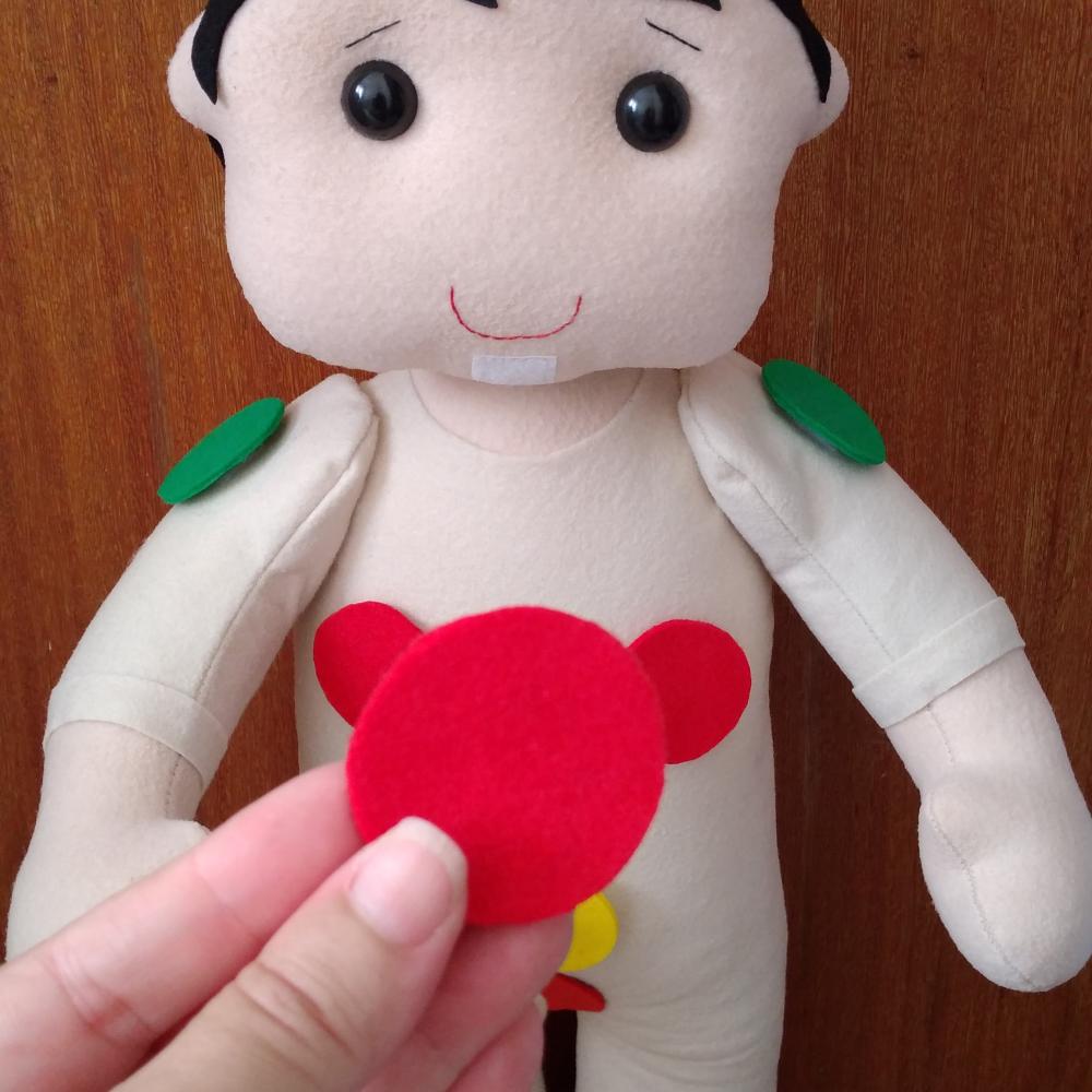 Boneco Semáforo do toque