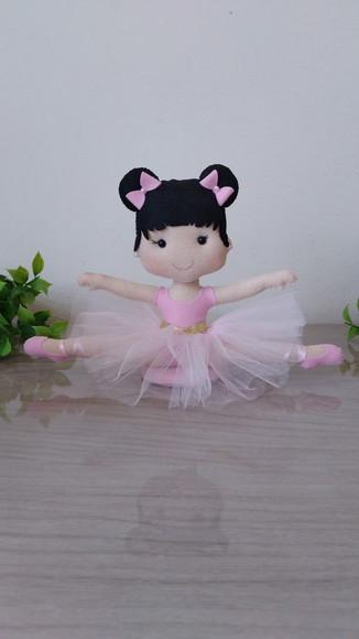 Bailarinas em feltro