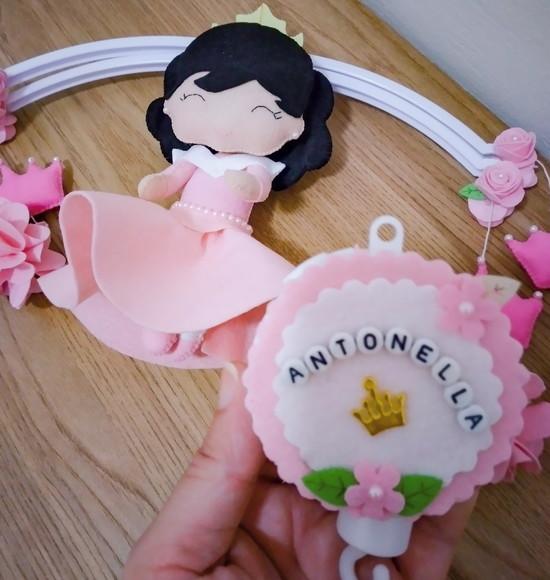 Móbile de berço Musical Princesa