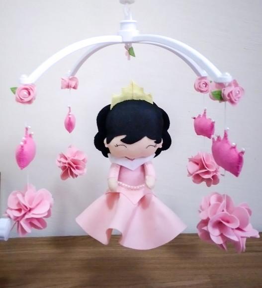 Móbile de berço Musical Princesa