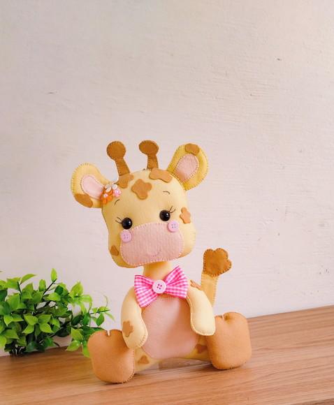 Safari em Feltro - Girafa 25cm