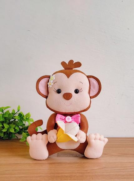 Safari em Feltro - Macaco 25cm