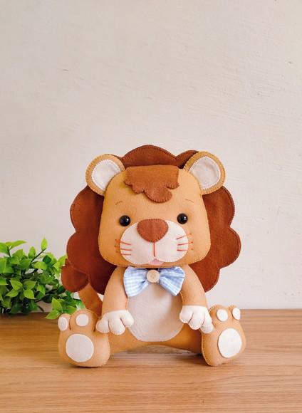 Safari em Feltro - Leão 25cm