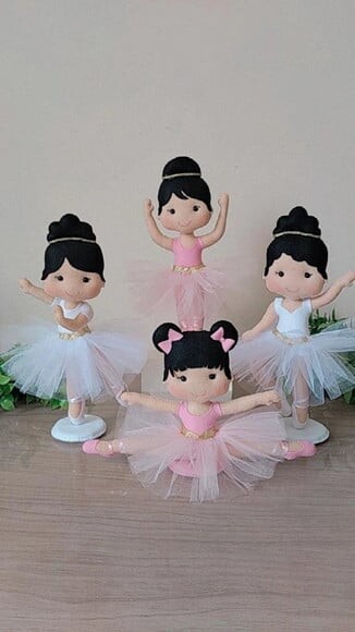 Bailarinas em Feltro