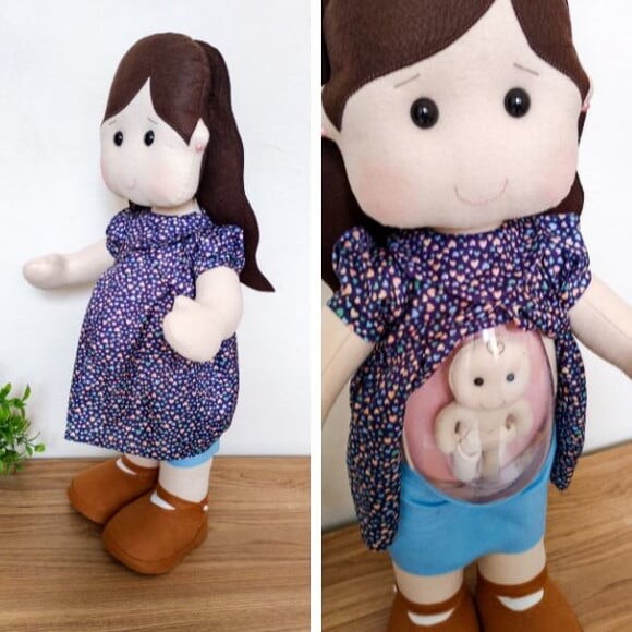 Boneca Grávida 60cm