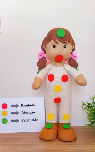 Boneco Semáforo do Toque - 60 cm