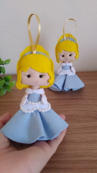 Kit Pingentes de Natal - Princesas