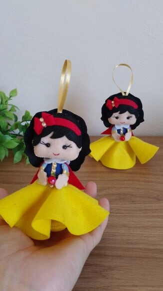 Kit Pingentes de Natal - Princesas