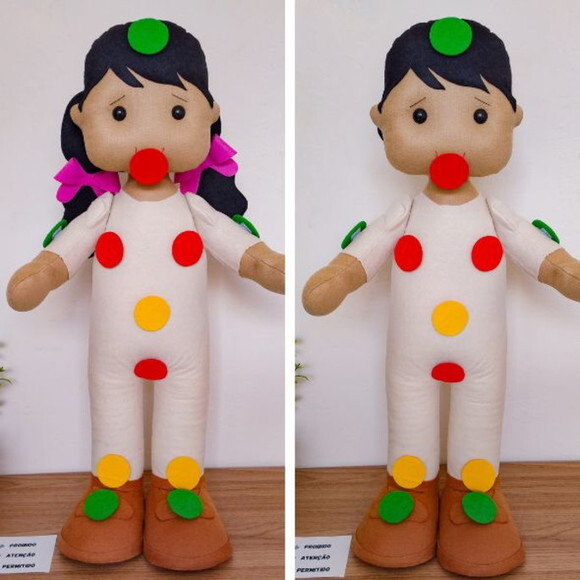 Boneco Semáforo do Toque - 60 cm
