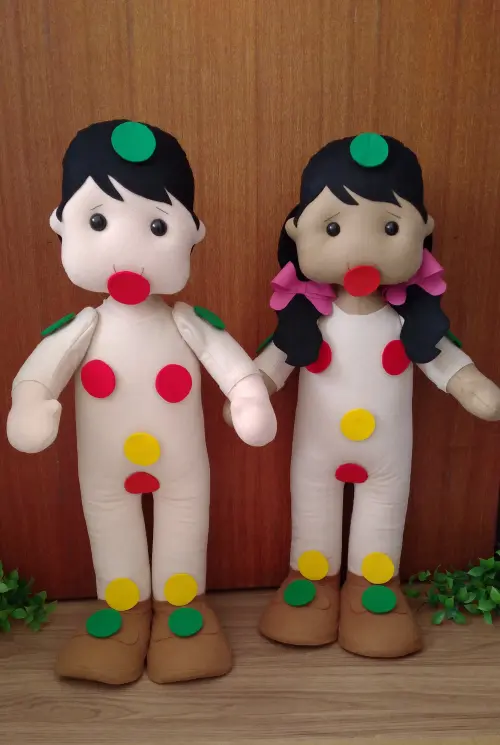 Boneco Semáforo do toque