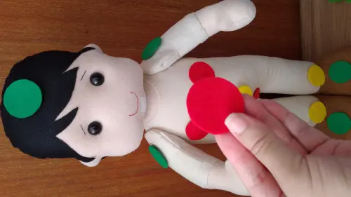 Boneco Semáforo do toque