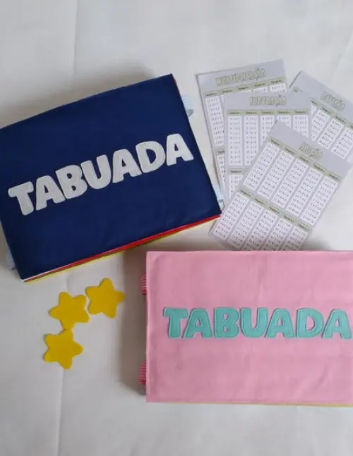 Tabuada Divertida em feltro