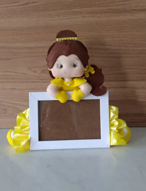 Porta Retrato Princesa Bela