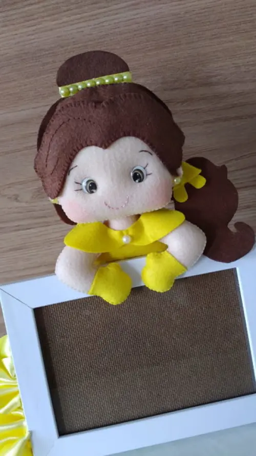 Porta Retrato Princesa Bela