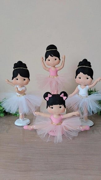 Bailarinas em Feltro