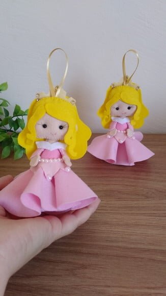 Kit Pingentes de Natal - Princesas