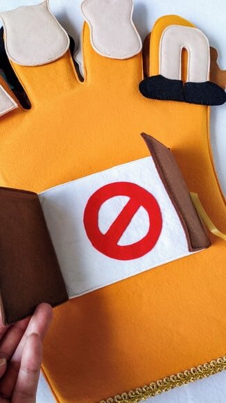 Luva Pedagógica Prevenção ao Abuso Infantil
