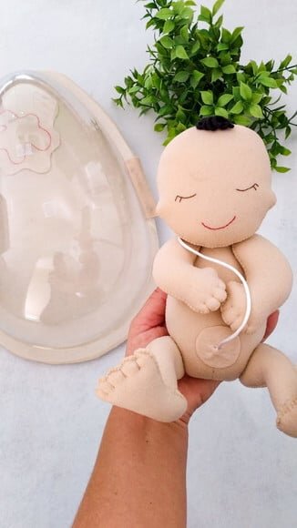 Recurso Visual Bebê no Útero - 44cm
