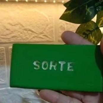 ✨ Placa Decorativa Artesanal Sorte | Decoração Boas Energias 