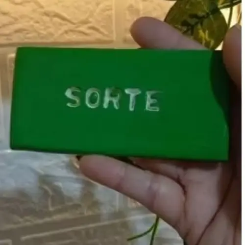 ✨ Placa Decorativa Artesanal Sorte | Decoração Boas Energias 