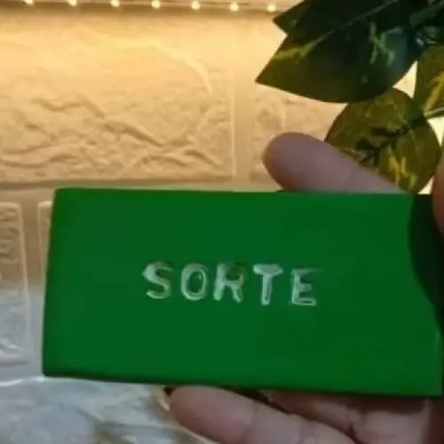✨ Placa Decorativa Artesanal Sorte | Decoração Boas Energias | Feita à Mão | Envio Imediato