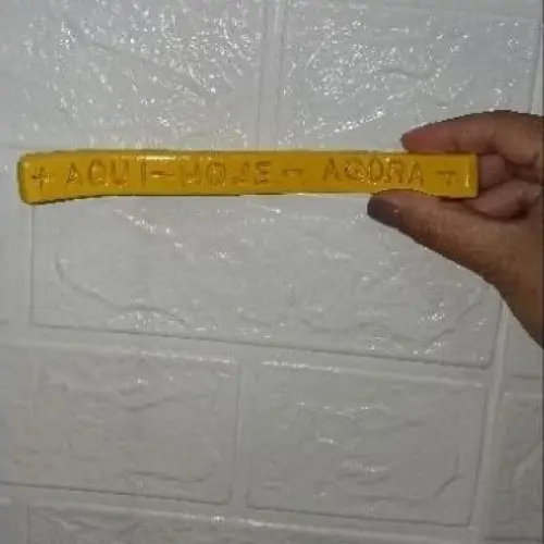Fita do senhor do bomfim (aqui-hoje-agora) em cerâmica fria - fe