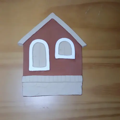 Kit 3 Casinhas Decorativas em Cerâmica Fria Artesanal – Decora