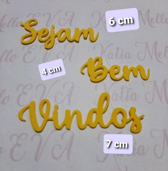 15 peças Sejam bem vindos eva 7 CM